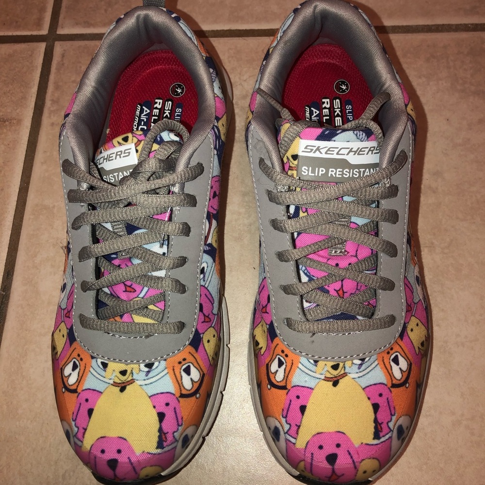 Skechers Cooling Water Resistant Tennis with dogs